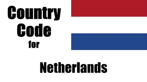 landcode nederland 2022.